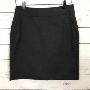 Banana Republic Dark Gray Skirt 0P
